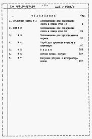 Состав альбома. Типовой проект 194-24-187.84Альбом 2 Сметы