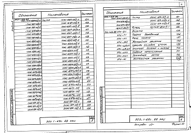 Состав альбома. Типовой проект 503-1-69с.88Альбом 8 Строительные изделия. Часть 1, 2 Сейсмичность до 6 баллов    