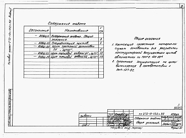 Состав альбома. Типовой проект 272-13-122п.86Альбом 4 Задание заводу-изготовителю щитов.         