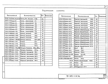 Состав альбома. Типовой проект 503-1-46.86Альбом 3 Индустриальные строительные конструкции и изделия.      