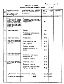 Состав альбома. Типовой проект 705-1-143Альбом 6 Заказные спецификации