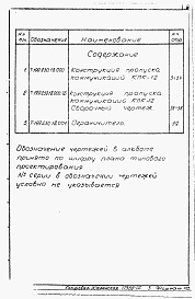 Состав альбома. Серия 03.005-5 КонструкцииАльбом 2-11 Конструкция и пропуска коммуникаций КПК-12. Рабочие чертежи