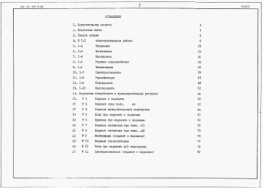 Состав альбома. Типовой проект 144-24-295.13.88Альбом 3 Сметы