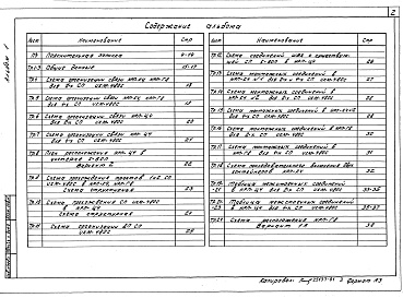Состав альбома. Типовой проект 602-137.91Альбом 1 Общая пояснительная записка. Технологические и строительные решения
