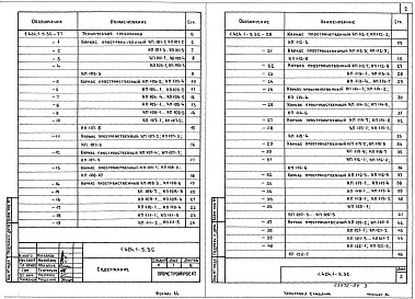 Состав альбома. Серия 1.424.1-5 КолонныВыпуск 3с Арматурные изделия колонн для зданий высотой 8,4; 9,6 и 10,8 м с расчетной сейсмичностью 7, 8, 9 баллов. Рабочие чертежи