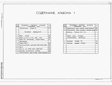 Состав альбома. Типовой проект 409-29-84.91Альбом 1 Пояснительная записка. Технология производства.Общие виды нетиповых технологических конструкций.                        