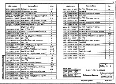 Состав альбома. Серия 3.501.2-139 ПролетныеВыпуск 2-5 Пролетные строения пролетами 88 - 110 м. Конструкции металлические. Узлы. Рабочие чертежи