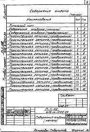 Состав альбома. Типовой проект 416-4-105с.85Альбом 8 Проектная документация по переводу подвала на режим ПРУ          