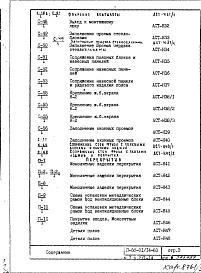 Состав альбома. Типовой проект II-68-01/14-83Часть 1 Раздел 2/1-14 Архитектурно-строительные чертежи узлов и деталей надземной части здания