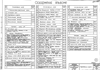 Состав альбома. Типовой проект 904-1-20/76Альбом 4 Архитектурно-строительная и сантехническая части 