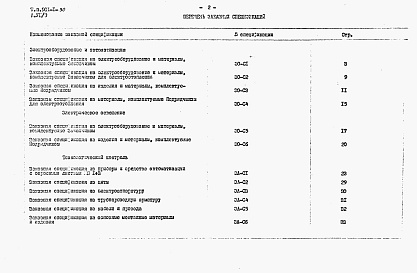 Состав альбома. Типовой проект 901-1-30Альбом 8 Часть 3 Заказные спецификации. Электротехническая часть (при установке насосов типа ЭЦВ)