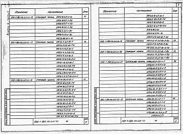 Состав альбома. Типовой проект 222-1-580.1пв.13.87Альбом 6 Часть 1, 2  Изделия заводского изготовления