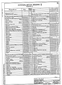 Состав альбома. Типовой проект А-II-1200-75/77Альбом 3 Электротехнические чертежи. Чертежи по связи и сигнализации. Выпуск 2. Нестандартизированное оборудование. Книга 1