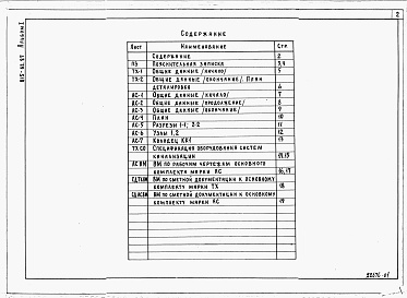 Состав альбома. Типовой проект 815-62.87Альбом 1 Пояснительная записка. Технология производства. Архитектурно-строительные решения. Спецификации оборудования. Ведомости потребности в материалах.    