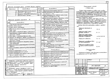 Состав альбома. Типовой проект 211-1-392.13.87Альбом 0 Материалы для привязки и чертежи нулевого цикла работ