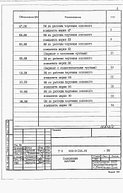 Состав альбома. Типовой проект 805-3-106.89Альбом 6. Ведомости потребности в материалах.     