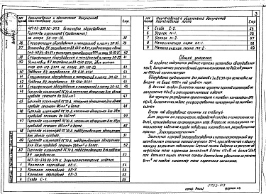 Состав альбома. Типовой проект 407-03-539.90Альбом 3 Установка оборудования, гирлянды изоляторов