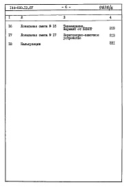 Состав альбома. Типовой проект 144-020.13.87Альбом 3 СМ 1 Сметная документация. Книга 2