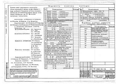 Состав альбома. Типовой проект 264-13-113Альбом 0 Материалы для привязки и чертежи нулевого цикла работ