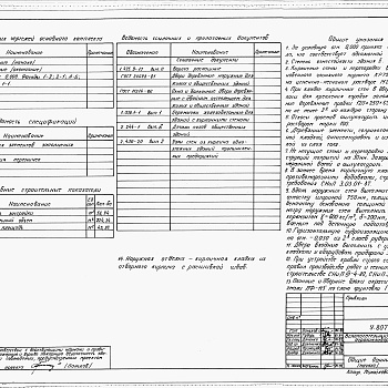 Состав фльбома. Типовой проект У.807-39-6.92Альбом 1  Пояснительная записка. Технологические решения. Архитектурные решения. Конструкции железобетонные. Отопления и вентиляция. Электротехнические решения. Связь и сигнализация. Автоматизация сантехнических устройств 