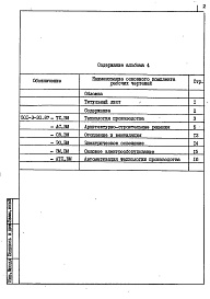 Состав альбома. Типовой проект 501-3-30.87Альбом 4  Ведомости потребности в материалах    