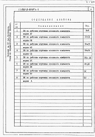 Состав альбома. Типовой проект 805-3-85.87Альбом 5 - Ведомости потребности в материалах.     