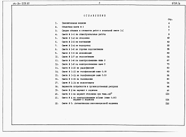 Состав альбома. Типовой проект 114-24-225.87Альбом 2 Сметы