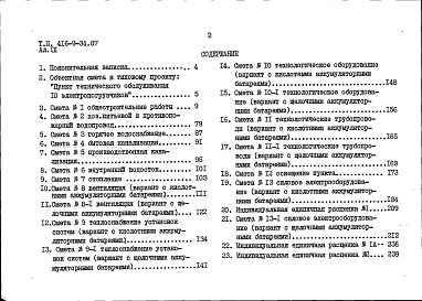 Состав альбома. Типовой проект 416-9-34.87Альбом 9 Сметы. Книга 1