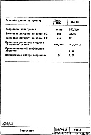 Состав альбома. Типовой проект П38/9-515Часть 4-Э Электрооборудование Раздел 1.Х.1
