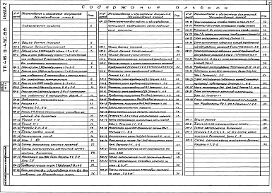 Состав альбома. Типовой проект 416-9-45с.88Альбом 2 Архитектурные решения. Конструкции металлические. Конструкции железобетонные     