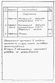 Состав альбома. Серия 03.005-5 КонструкцииАльбом 2-10 Конструкция и пропуска коммуникаций КПК-11. Рабочие чертежи