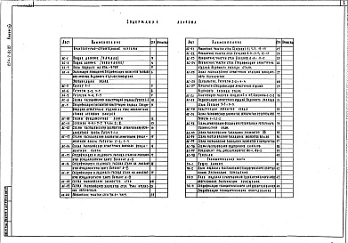 Состав альбома. Типовой проект 254-7-8с.85Альбом 19 Вспомогательные помещения в подвале А-II (А-III; А-IV)-170. Архитектурно-строительная и технологическая части.