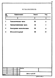 Состав альбома. Типовой проект 902-2-428.87Альбом 8 Ведомости потребности в материалах     