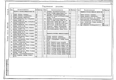 Состав альбома. Типовой проект 244-4-62Альбом 3 Инженерное оборудование