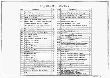 Состав альбома. Типовой проект 902-5-12.85Альбом 3 Архитектурно-строительные решения. Конструкции железобетонные и металлические    