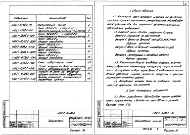 Состав альбома. Серия 1.462.1-16/88 БалкиВыпуск 0 Указания по применению