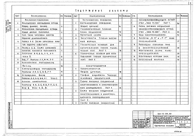 Состав альбома. Типовой проект 264-12-254.85Альбом 4 Чертежи по механооборудованию и постановочного освещения сцены