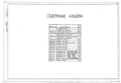 Состав альбома. Серия 7.406-1 УнифицированныеВыпуск 1-1 Борова. Элементы конструкций