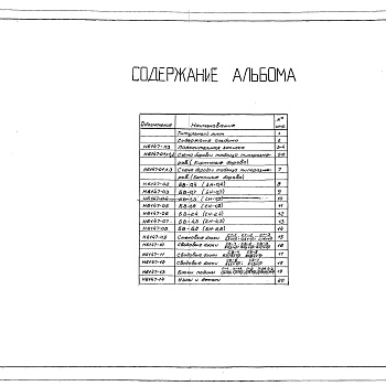 Состав фльбома. Серия 5.406-1 УстановкаВыпуск 1-1 Борова. Элементы конструкций