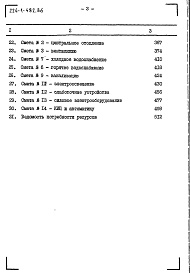 Состав альбома. Типовой проект 224-1-482.86Альбом 5 Сметы книга 1