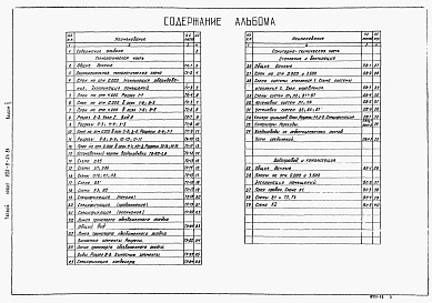 Состав альбома. Типовой проект 902-9-24.84Альбом 2 Технологическая, санитарно-техническая части    