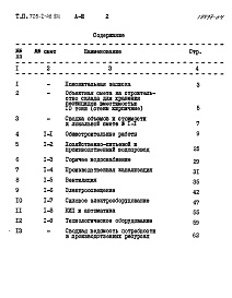 Состав альбома. Типовой проект 705-2-46.84Альбом 3 Сметы