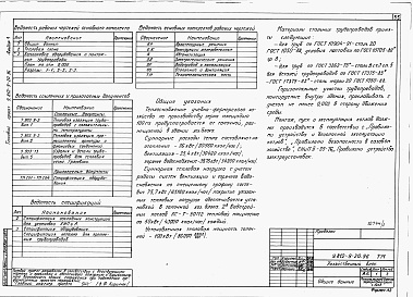 Состав альбома. Типовой проект У.812-9-20.96Альбом 1 Пояснительная записка. Технологические решения. Электротехнические решения. Автоматизация. Связь и сигнализация. Архитектурные решения. Конструкции железобетонные. Тепломеханические решения. Отопление и вентиляция. Водоснабжение и канализация
