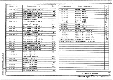 Состав альбома. Серия 1.134.1-11 БлокиВыпуск 1 Блоки толщиной 20 см. Материалы для проектирования и рабочие чертежи