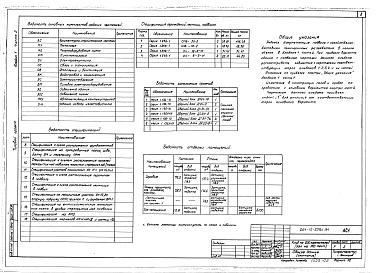 Состав альбома. Типовой проект 264-12-238с.84Альбом 1 Вариант с подвалом. Архитектурно-строительные чертежи. Связь и сигнализация. Отопление и вентиляция. Водопровод и канализация. Электроснабжение Часть 2