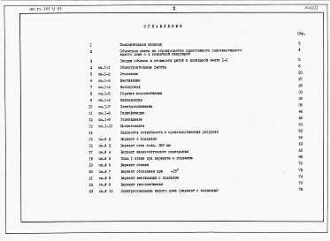 Состав альбома. Типовой проект 185-24-305.13.88Альбом 3 Сметы