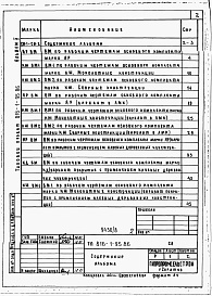 Состав альбома. Типовой проект 816-1-95.86Альбом 10 Ведомости потребности в материалах