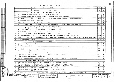 Состав альбома. Типовой проект 211-2-103Альбом 2 Сантехнические и электротехнические чертежи