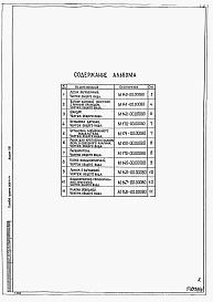 Состав альбома. Типовой проект 902-1-54Альбом 13 Нестандартизированное оборудование.     