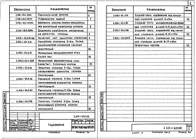 Состав альбома. Серия 3.503.1-63 ПролетныеВыпуск 0 Материалы для проектирования. Узлы. Рабочие чертежи
